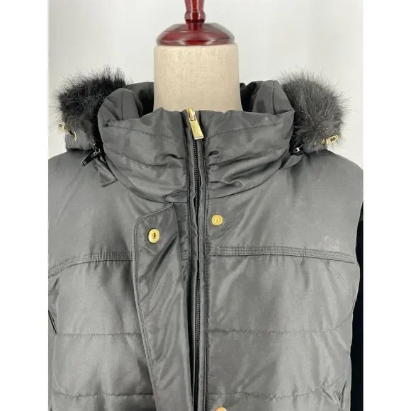 CATHERINE’S - Plus Size Faux Fur Trim Winter Coat - Black 2x - Picture 4 of 9